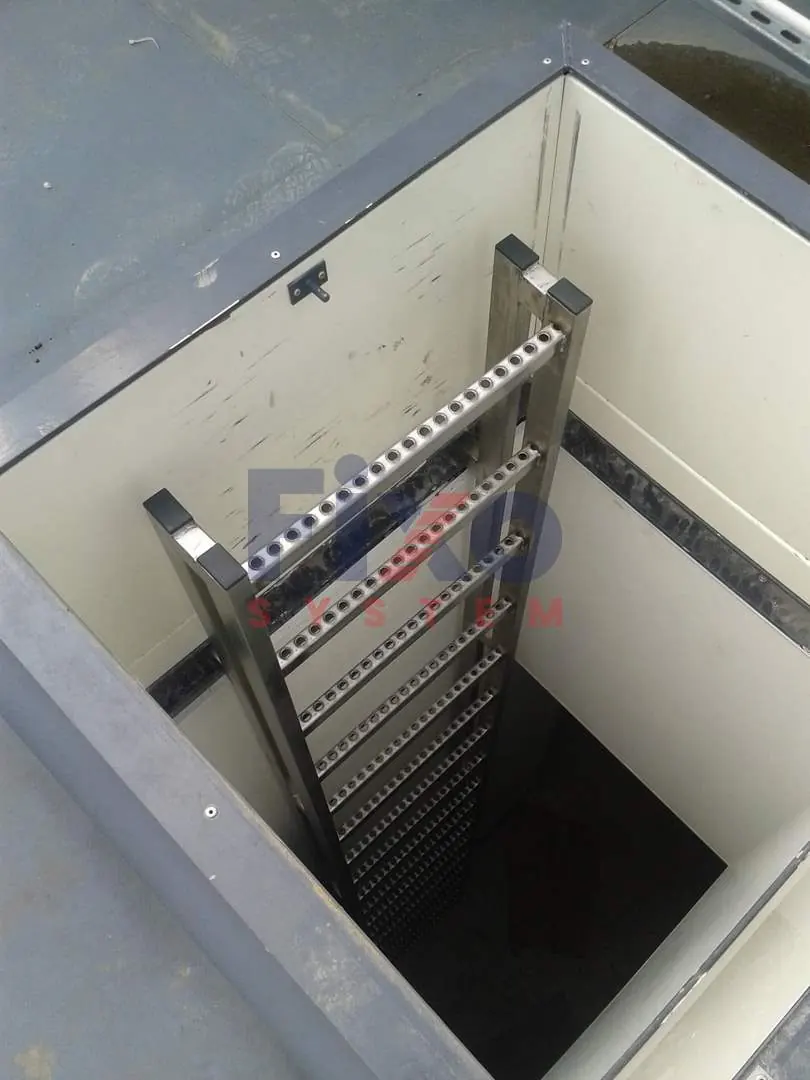FIXO SYSTEM – Innenliegender Leiterzugang
